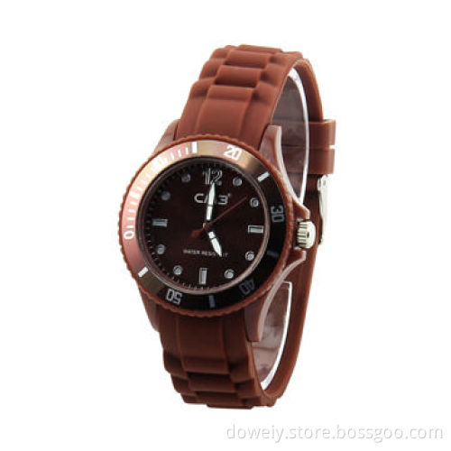 2014 Hot silicone watch with Japan movement